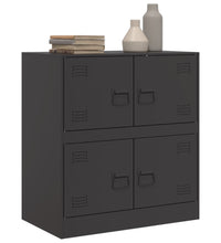 Sideboard Schwarz 67x39x73 cm Stahl