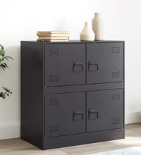 Sideboard Schwarz 67x39x73 cm Stahl