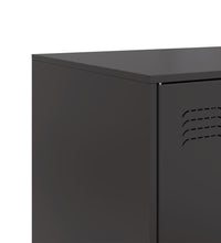 Sideboard Schwarz 67x39x107 cm Stahl