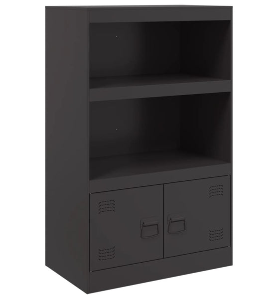 Sideboard Schwarz 67x39x107 cm Stahl