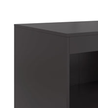 Sideboard Schwarz 67x39x107 cm Stahl