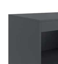 Sideboard Anthrazit 67x39x107 cm Stahl