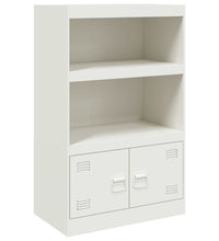 Sideboard Weiß 67x39x107 cm Stahl