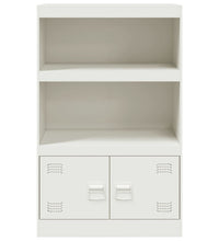 Sideboard Weiß 67x39x107 cm Stahl