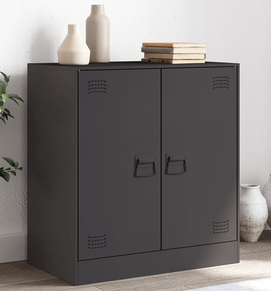 Sideboard Schwarz 67x39x73 cm Stahl