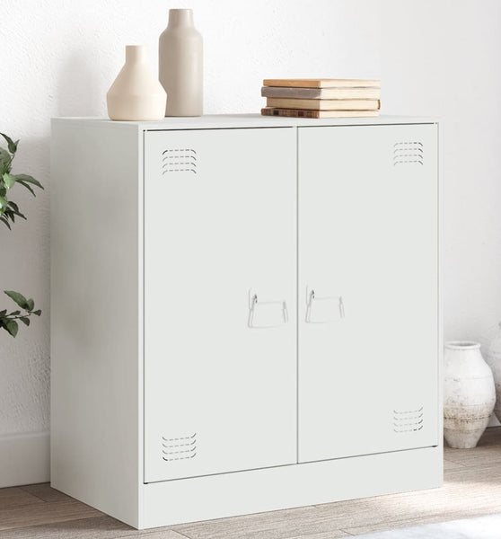 Sideboard Weiß 67x39x73 cm Stahl