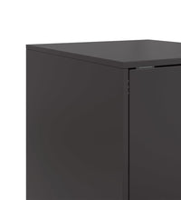 Sideboard Schwarz 34,5x39x73 cm Stahl