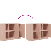 Sideboard Rosa 99x39x73 cm Stahl