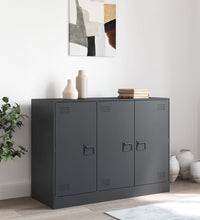 Sideboard Anthrazit 99x39x73 cm Stahl