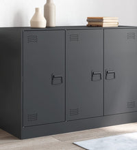 Sideboard Anthrazit 99x39x73 cm Stahl