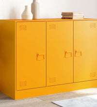 Sideboard Senfgelb 99x39x73 cm Stahl