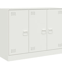 Sideboard Weiß 99x39x73 cm Stahl