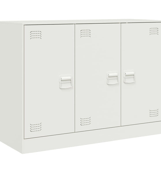 Sideboard Weiß 99x39x73 cm Stahl