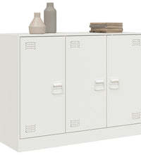 Sideboard Weiß 99x39x73 cm Stahl