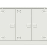 Sideboard Weiß 99x39x73 cm Stahl