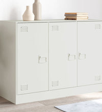 Sideboard Weiß 99x39x73 cm Stahl