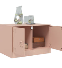 Couchtisch Rosa 67x50x44 cm Stahl