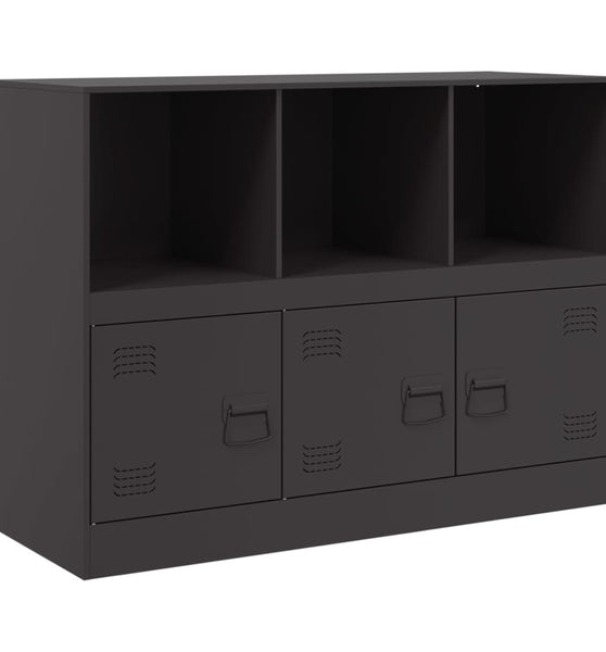 Sideboard Schwarz 99x39x73 cm Stahl