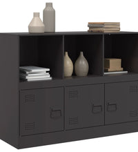 Sideboard Schwarz 99x39x73 cm Stahl