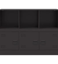 Sideboard Schwarz 99x39x73 cm Stahl