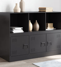 Sideboard Schwarz 99x39x73 cm Stahl