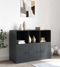 Sideboard Anthrazit 99x39x73 cm Stahl