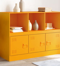 Sideboard Senfgelb 99x39x73 cm Stahl