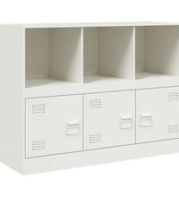 Sideboard Weiß 99x39x73 cm Stahl