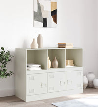 Sideboard Weiß 99x39x73 cm Stahl