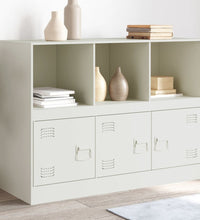 Sideboard Weiß 99x39x73 cm Stahl