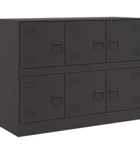 Sideboard Schwarz 99x39x73 cm Stahl