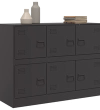 Sideboard Schwarz 99x39x73 cm Stahl