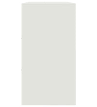 Sideboard Weiß 99x39x73 cm Stahl