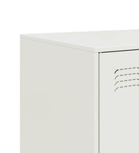 Sideboard Weiß 99x39x73 cm Stahl