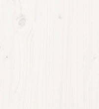 Massivholzbett Weiß 120x190 cm Kiefer