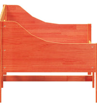 Tagesbett ohne Matratze Wachsbraun 80x200 cm Massivholz Kiefer