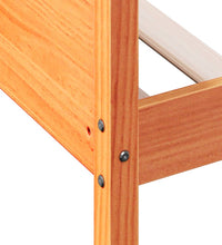 Tagesbett ohne Matratze Wachsbraun 80x200 cm Massivholz Kiefer