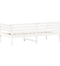 Tagesbett ohne Matratze Weiß 80x200 cm Massivholz Kiefer
