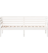 Tagesbett ohne Matratze Weiß 90x190 cm Massivholz Kiefer