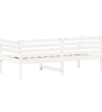 Tagesbett ohne Matratze Weiß 90x190 cm Massivholz Kiefer