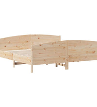 Massivholzbett ohne Matratze 180x200 Kiefernholz