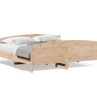 Massivholzbett ohne Matratze 180x200 Kiefernholz