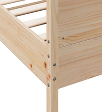 Massivholzbett ohne Matratze 120x200 cm Kiefernholz