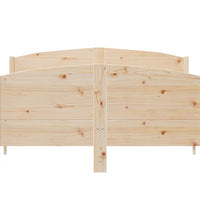 Massivholzbett ohne Matratze 135x190 cm Kiefernholz