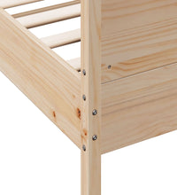 Massivholzbett ohne Matratze 135x190 cm Kiefernholz