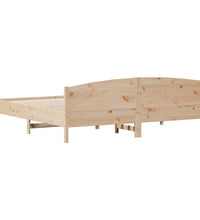 Massivholzbett ohne Matratze 180x200 Kiefernholz