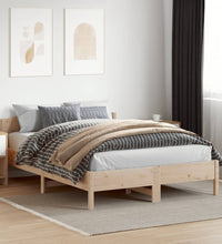 Massivholzbett ohne Matratze 160x200 cm Kiefernholz