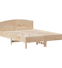 Massivholzbett ohne Matratze 150x200 cm Kiefernholz