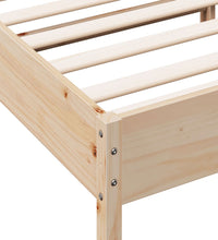Massivholzbett ohne Matratze 150x200 cm Kiefernholz
