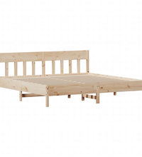 Massivholzbett ohne Matratze 200x200 cm Kiefer